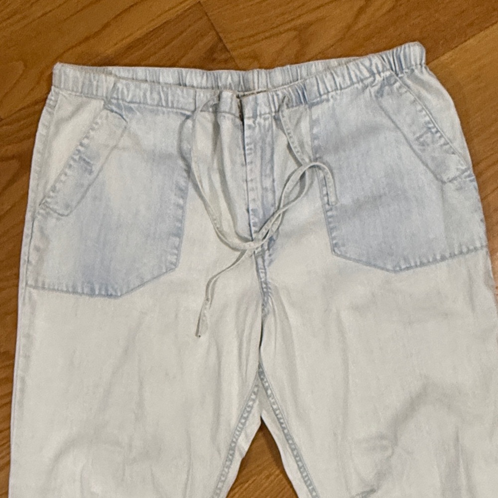 Light Blue Drawstring Pants - Picture 4 of 4
